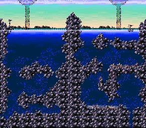 Thumbnail for a map of Asterite's Cave for the Genesis game Ecco: The Tides Of Time.
