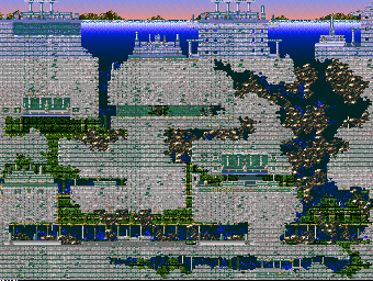 Thumbnail for a map of Atlantis for the Genesis game Ecco: The Tides Of Time.