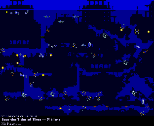 Thumbnail for a map of Atlantis Sonar for the Genesis game Ecco: The Tides Of Time.