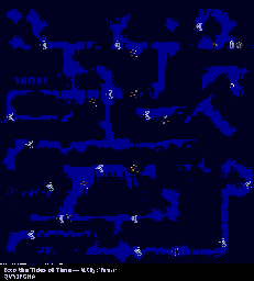 Thumbnail for a map of City Of Forever Sonar for the Genesis game Ecco: The Tides Of Time.