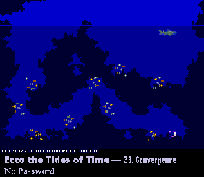 Thumbnail for a map of Convergence Sonar for the Genesis game Ecco: The Tides Of Time.