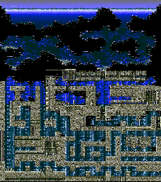 Thumbnail for a map of Dark Sea for the Genesis game Ecco: The Tides Of Time.