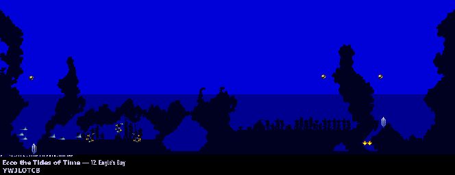 Thumbnail for a map of Eagle's Bay Sonar for the Genesis game Ecco: The Tides Of Time.