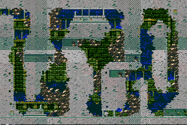 Thumbnail for a map of Fish City for the Genesis game Ecco: The Tides Of Time.