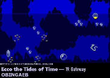 Thumbnail for a map of Gateway Sonar for the Genesis game Ecco: The Tides Of Time.
