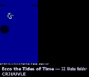 Thumbnail for a map of Globe Holder Sonar for the Genesis game Ecco: The Tides Of Time.