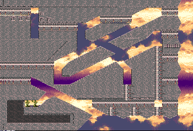 Thumbnail for a map of Gravitor Box for the Genesis game Ecco: The Tides Of Time.