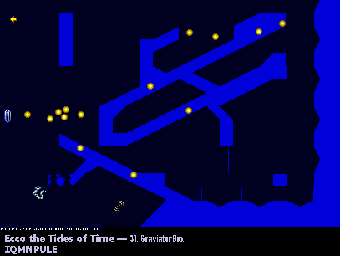 Thumbnail for a map of Gravitor Box Sonar for the Genesis game Ecco: The Tides Of Time.