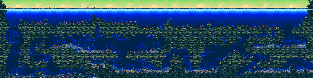 Thumbnail for a map of The Hungry Ones for the Genesis game Ecco: The Tides Of Time.