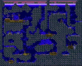 Thumbnail for a map of Maze Of Stone for the Genesis game Ecco: The Tides Of Time.