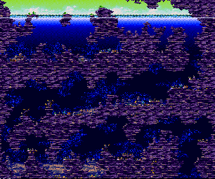 Thumbnail for a map of Sea Of Green for the Genesis game Ecco: The Tides Of Time.