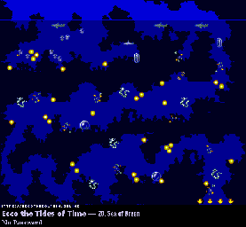 Thumbnail for a map of Sea Of Green Sonar for the Genesis game Ecco: The Tides Of Time.