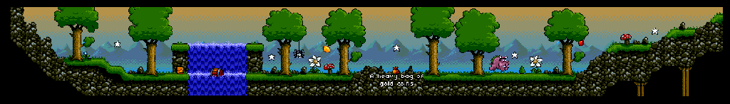 Thumbnail for a map of The Countryside for the Genesis game Fantastic Dizzy.