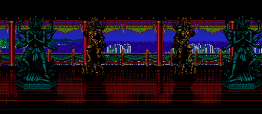Thumbnail for a map of Geese Building for the Genesis game Fatal Fury: King Of Fighters.