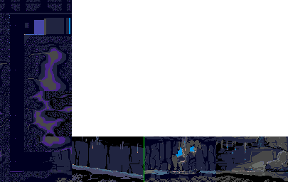Thumbnail for a map of Part II Area 2 for the Genesis game Heart Of The Alien: Out Of This World - Parts I And II.