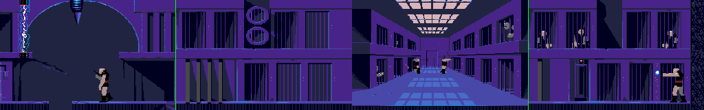 Thumbnail for a map of Part II Area 3 for the Genesis game Heart Of The Alien: Out Of This World - Parts I And II.