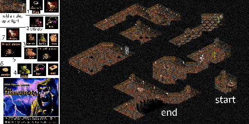 Thumbnail for a map of Level 1 for the Genesis game The Immortal.