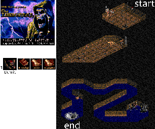 Thumbnail for a map of Level 7 for the Genesis game The Immortal.