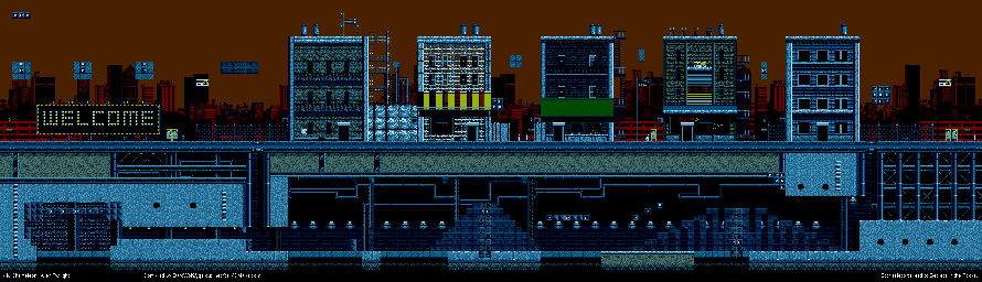 Thumbnail for a map of Alien Twilight for the Genesis game Kid Chameleon.