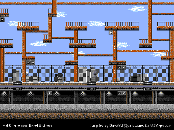 Thumbnail for a map of Bagel Brothers for the Genesis game Kid Chameleon.