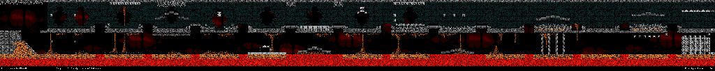 Thumbnail for a map of Black Pit for the Genesis game Kid Chameleon.