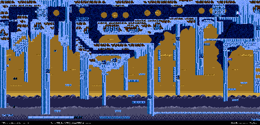 Thumbnail for a map of Blizzard Mountain for the Genesis game Kid Chameleon.
