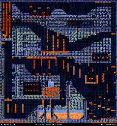 Thumbnail for a map of Crypt for the Genesis game Kid Chameleon.