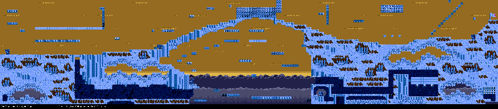 Thumbnail for a map of Crystal Crags II for the Genesis game Kid Chameleon.