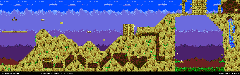 Thumbnail for a map of Dragonspike for the Genesis game Kid Chameleon.