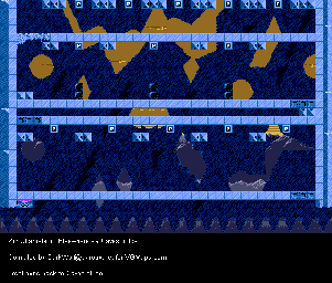 Thumbnail for a map of Elsewhere Via Caves Of Ice for the Genesis game Kid Chameleon.