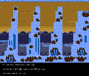 Thumbnail for a map of Elsewhere Via Crypt for the Genesis game Kid Chameleon.
