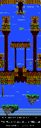 Thumbnail for a map of Elsewhere Via Pyramids Of Peril for the Genesis game Kid Chameleon.