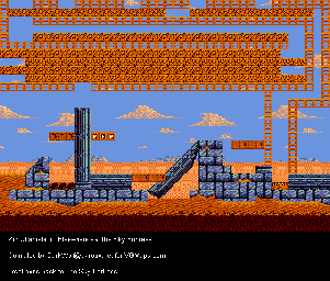 Thumbnail for a map of Elsewhere Via Sky Fortress for the Genesis game Kid Chameleon.