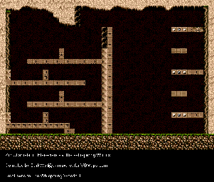 Thumbnail for a map of Elsewhere Via Whispering Woods I for the Genesis game Kid Chameleon.