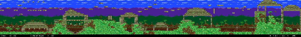 Thumbnail for a map of Hills Of The Warrior II for the Genesis game Kid Chameleon.