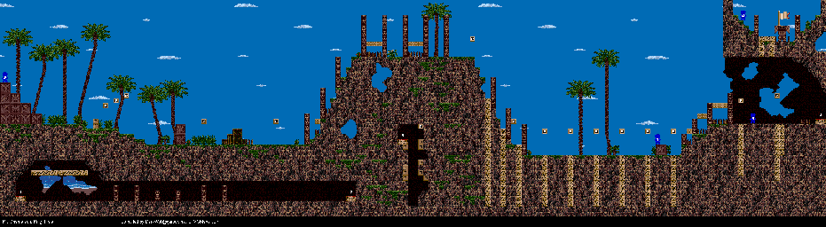 Thumbnail for a map of Knight Isle for the Genesis game Kid Chameleon.