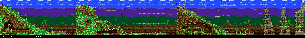 Thumbnail for a map of Lion's Den for the Genesis game Kid Chameleon.