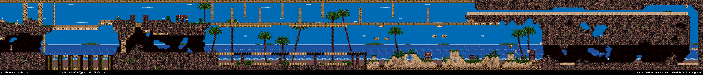 Thumbnail for a map of Monster Island for the Genesis game Kid Chameleon.