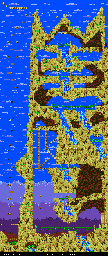 Thumbnail for a map of Pinnacle for the Genesis game Kid Chameleon.