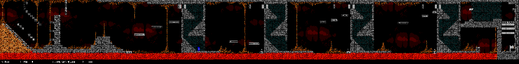Thumbnail for a map of Under Skull Mountain III for the Genesis game Kid Chameleon.