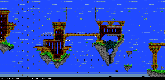 Thumbnail for a map of Wind Castles II for the Genesis game Kid Chameleon.