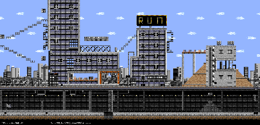 Thumbnail for a map of Windy City for the Genesis game Kid Chameleon.