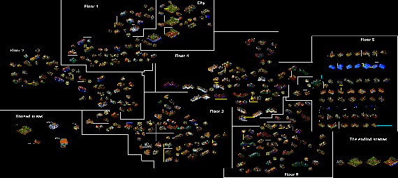 Thumbnail for a map of World for the Genesis game Light Crusader.