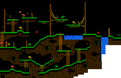 Thumbnail for a map of Extra Stage 1 (TR33) for the Genesis game The Lost Vikings.