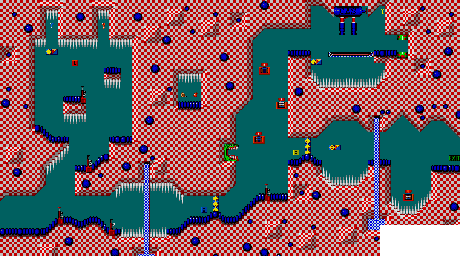 Thumbnail for a map of Extra Stage 5 (PDDY) for the Genesis game The Lost Vikings.