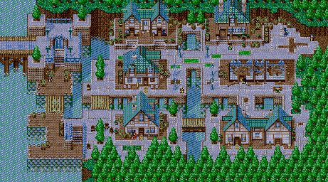 Thumbnail for a map of Azado (Animated) for the Genesis game Lunar: Eternal Blue.