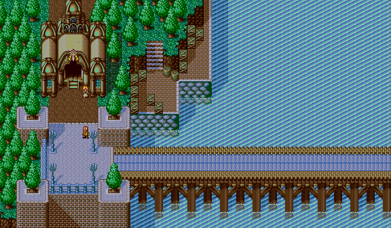 Thumbnail for a map of Azado Bridge (Animated) for the Genesis game Lunar: Eternal Blue.