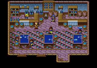 Thumbnail for a map of Azado Tavern for the Genesis game Lunar: Eternal Blue.