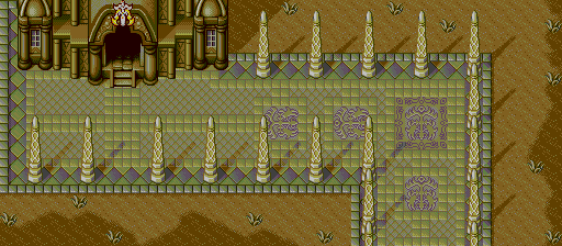 Thumbnail for a map of Azado Tower Path for the Genesis game Lunar: Eternal Blue.