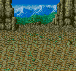 Thumbnail for a map of Bandit Butte Battle Background 1 for the Genesis game Lunar: Eternal Blue.
